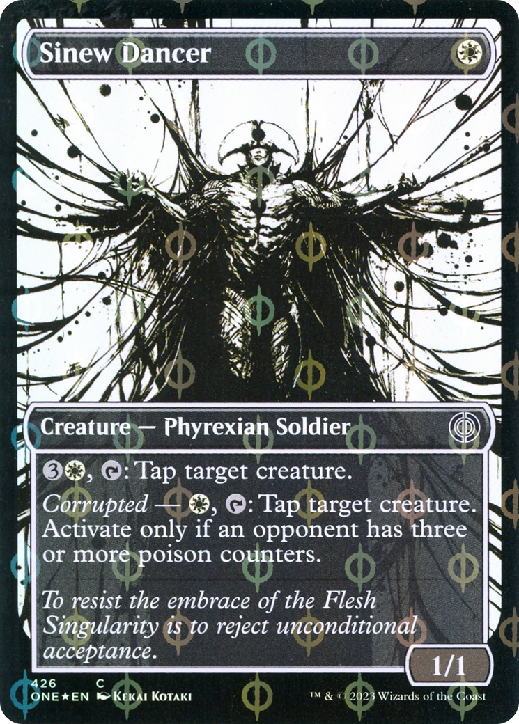 Sinew Dancer (ONE-426) - Phyrexia: All Will Be One: (Showcase) Foil