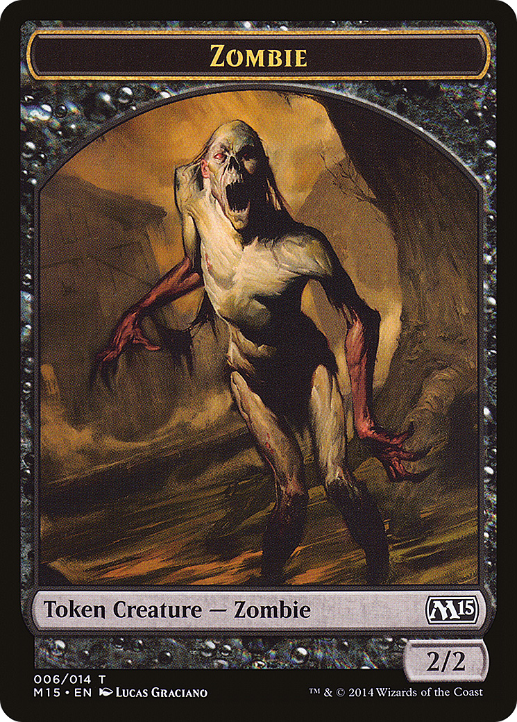 Zombie (M15-006) - Magic 2015 Tokens