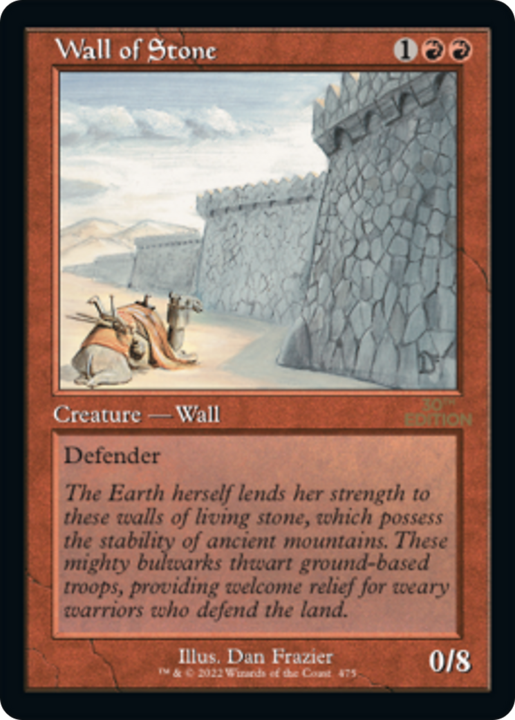 Wall of Stone (30A-475) - 30th Anniversary Edition