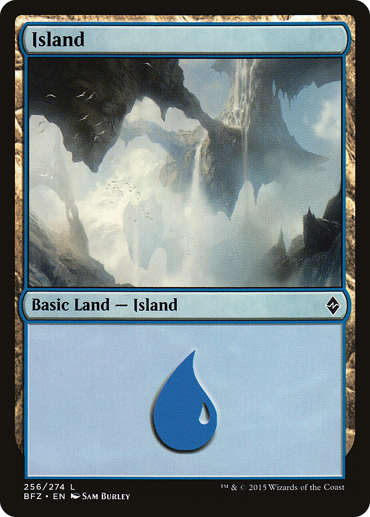 Island (BFZ-256A) - Battle for Zendikar