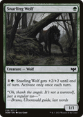 Snarling Wolf (VOW-219) - Innistrad: Crimson Vow Foil