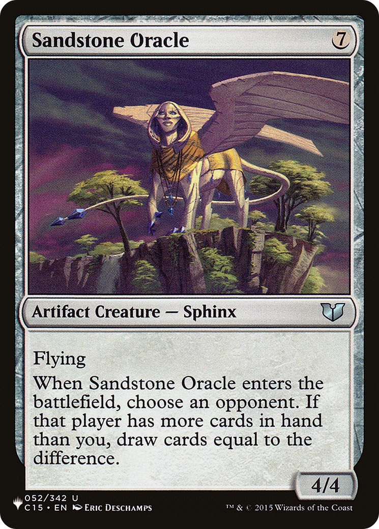 Sandstone Oracle (LIST-C15-52) - The List
