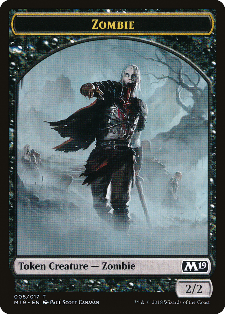 Zombie (M19-008) - Core Set 2019 Tokens