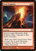 Peak Eruption (THS-132) - Theros Foil