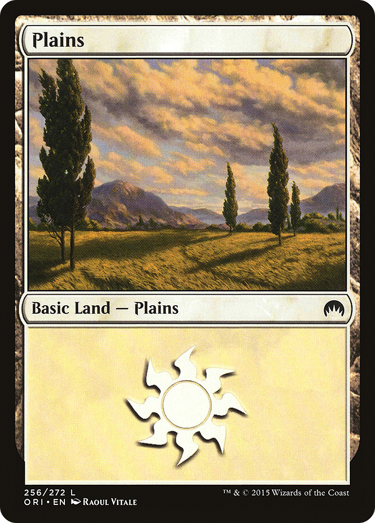 Plains (ORI-256) - Magic Origins Foil