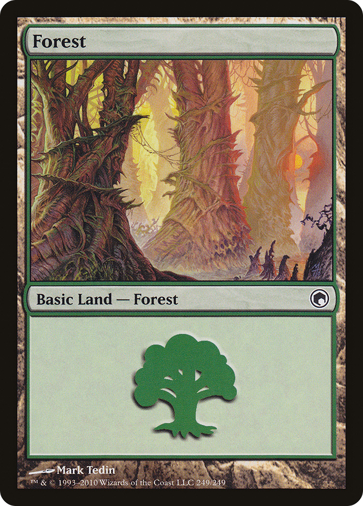 Forest (SOM-249) - Scars of Mirrodin Foil