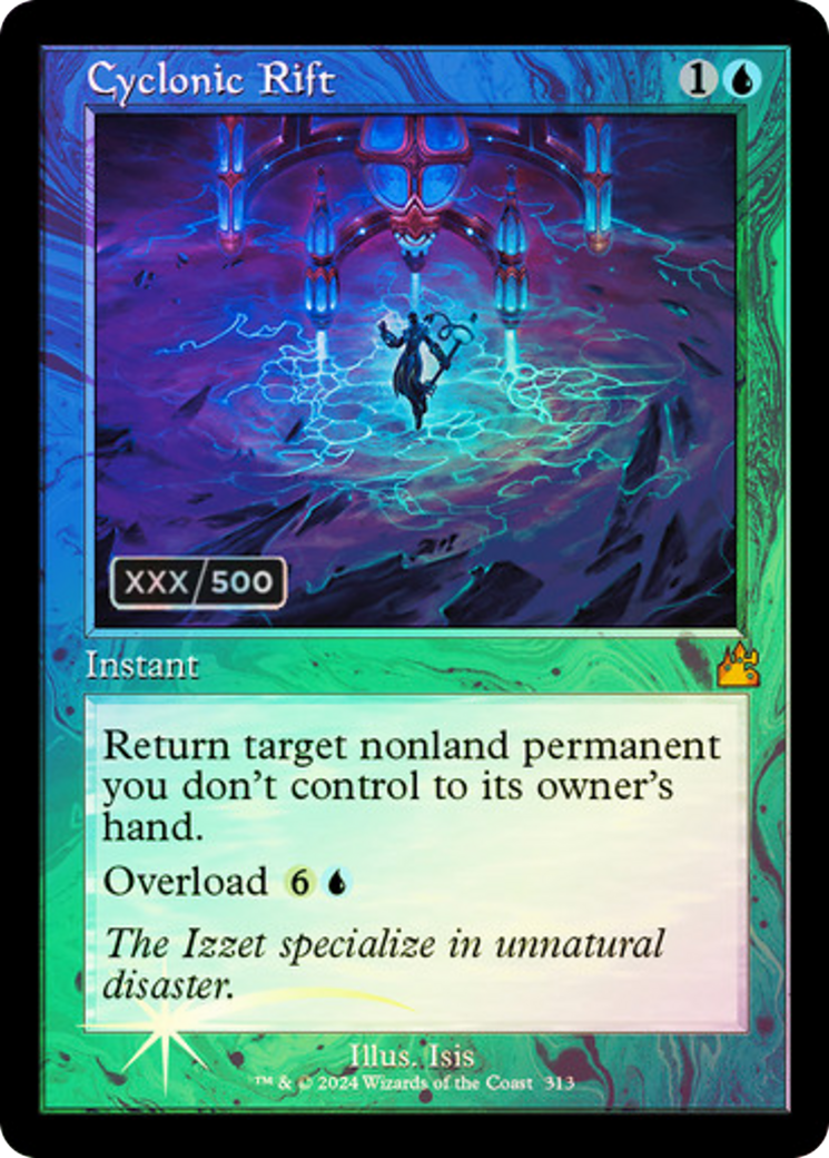 Cyclonic Rift (RVR-313Z) - Ravnica Remastered Foil