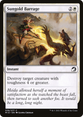 Sungold Barrage (MID-036) - Innistrad: Midnight Hunt Foil