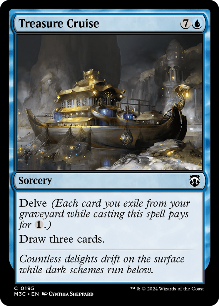 Treasure Cruise (M3C-195) - Modern Horizons 3 Commander Foil