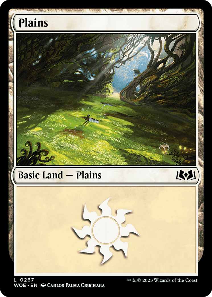 Plains (WOE-267) - Wilds of Eldraine Foil