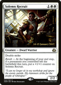 Solemn Recruit (PRE-22S) - Aether Revolt Promos Foil