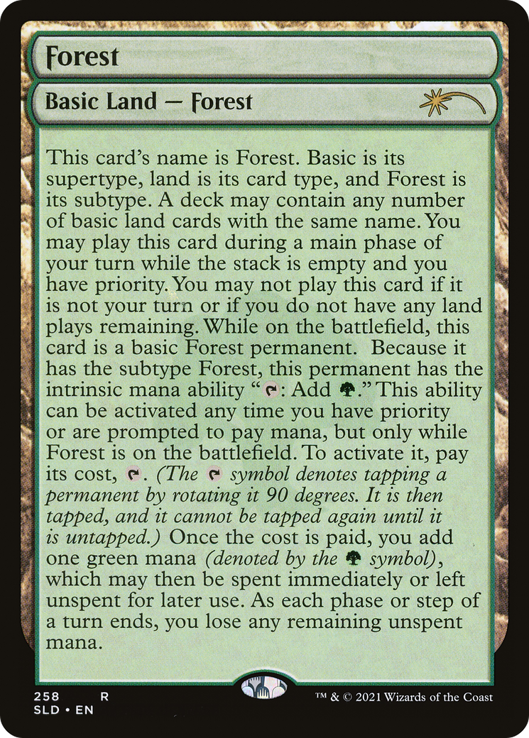 Forest (SLD-258) - Secret Lair Drop Foil
