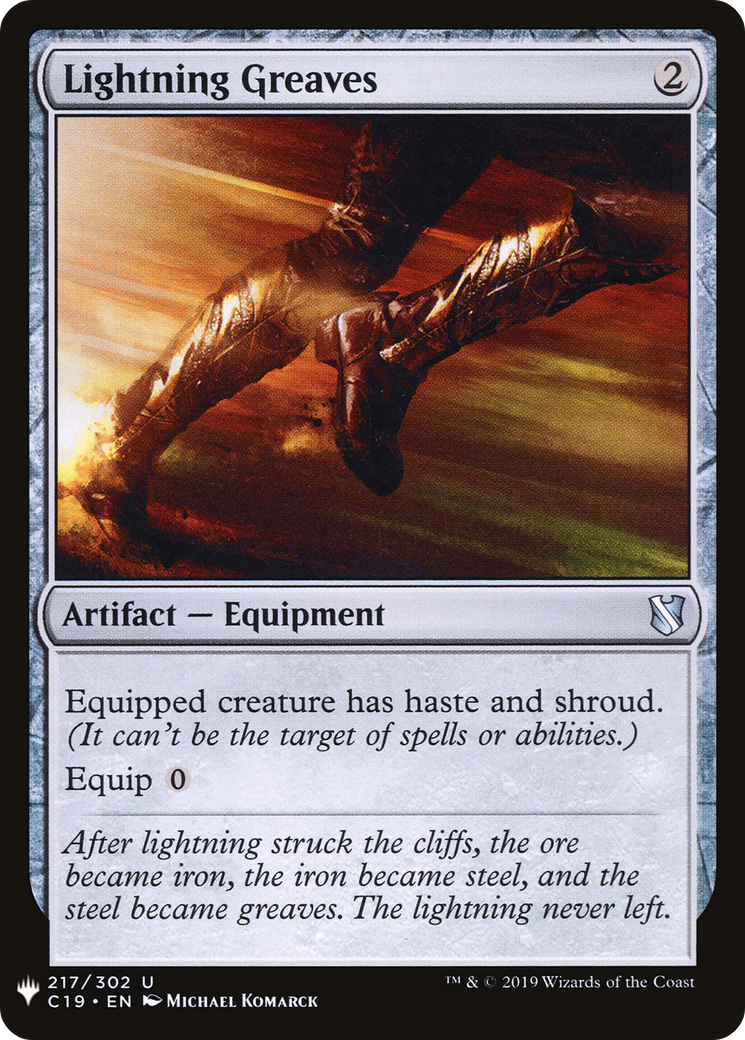 Lightning Greaves (LIST-C19-217) - The List