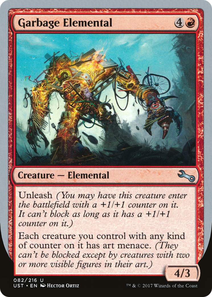 Garbage Elemental (UST-82E) - Unstable Foil
