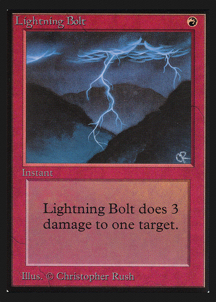 Lightning Bolt (IED-) - Intl. Collectors' Edition