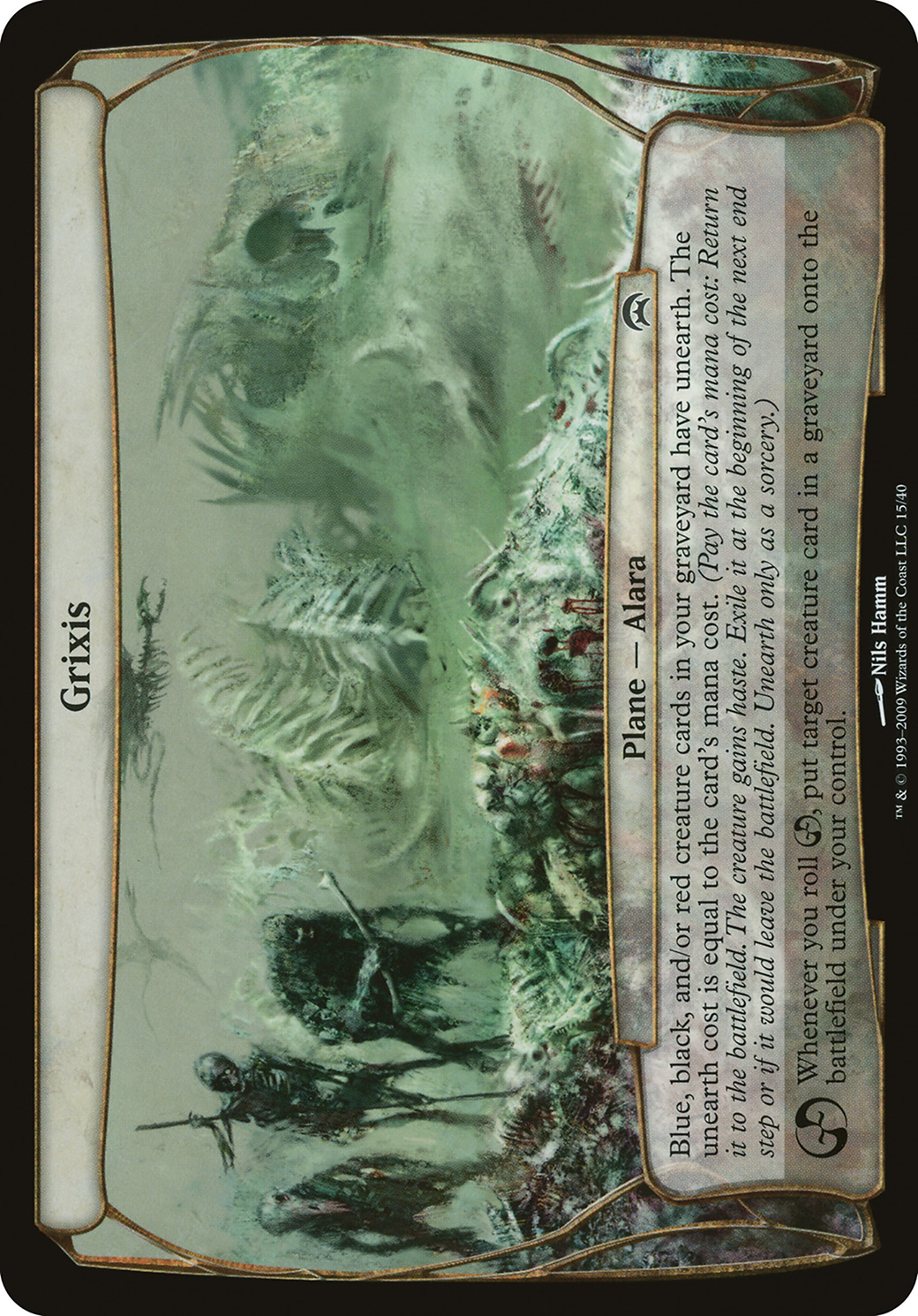Grixis (OVER-015) - Planechase Planes