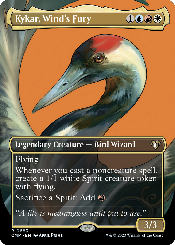 Kykar, Wind's Fury (CMM-683) - Commander Masters (Borderless) Foil