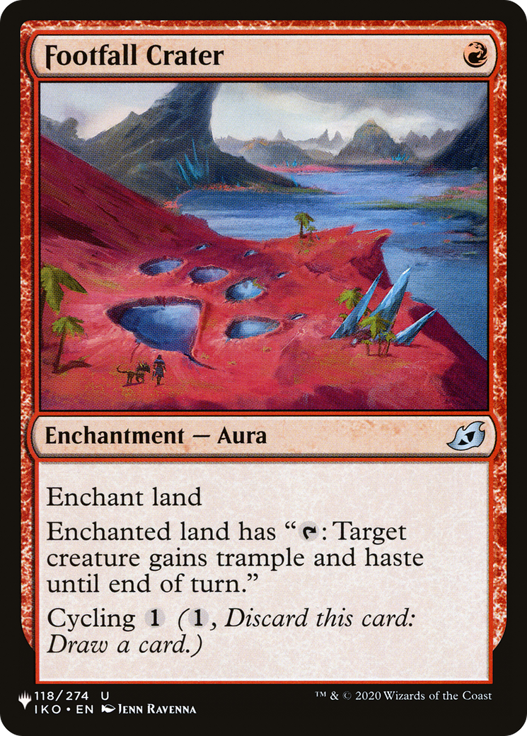 Footfall Crater (LIST-IKO-118) - The List