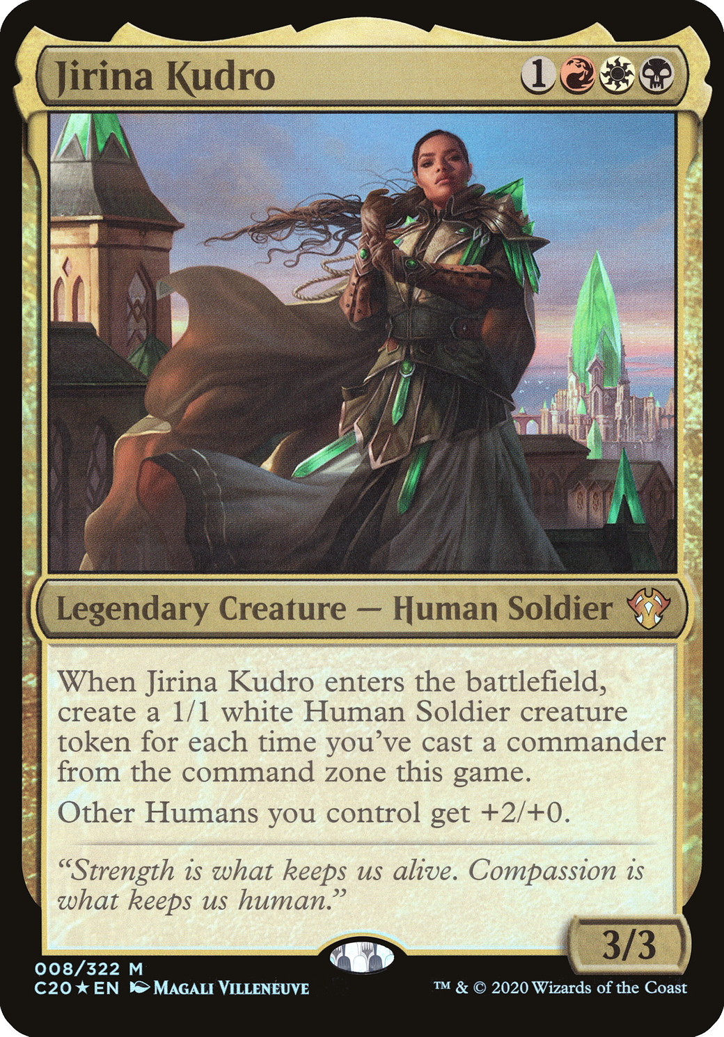 Jirina Kudro (OVER-008) - Commander 2020 Oversized Foil
