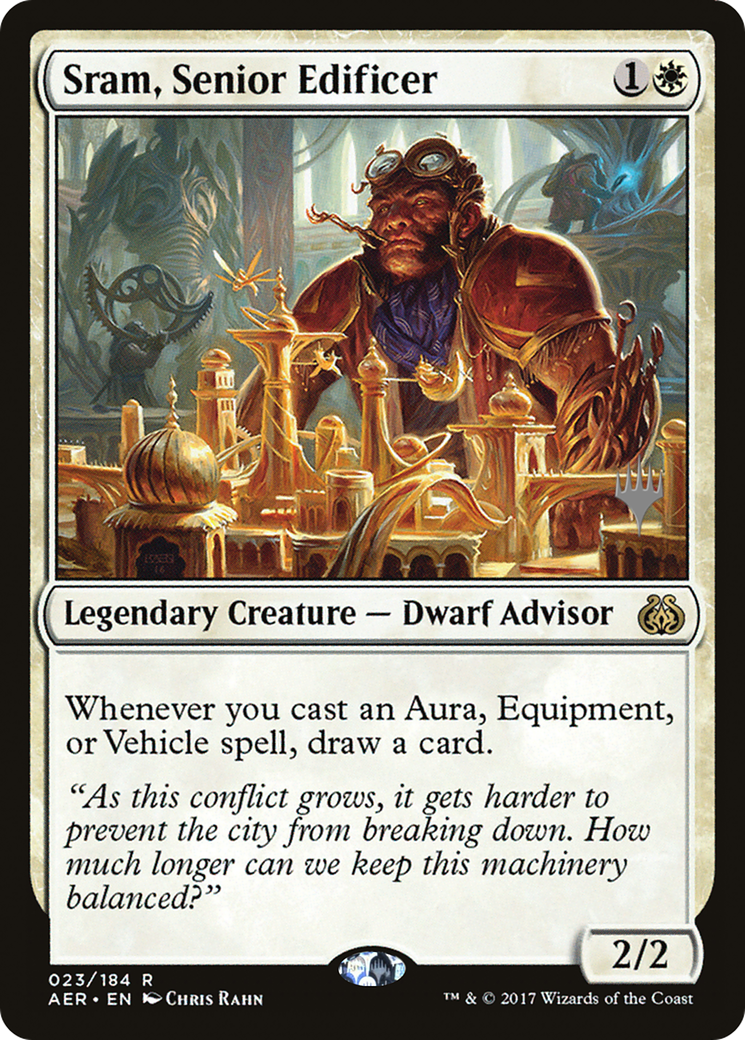 Sram, Senior Edificer (PPKHM-23P) - Aether Revolt Promos Foil