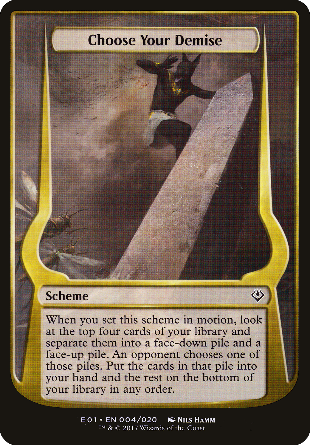 Choose Your Demise (OVER-04★) - Archenemy: Nicol Bolas Schemes
