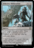 Selective Obliteration (M3C-035) - Modern Horizons 3 Commander Foil