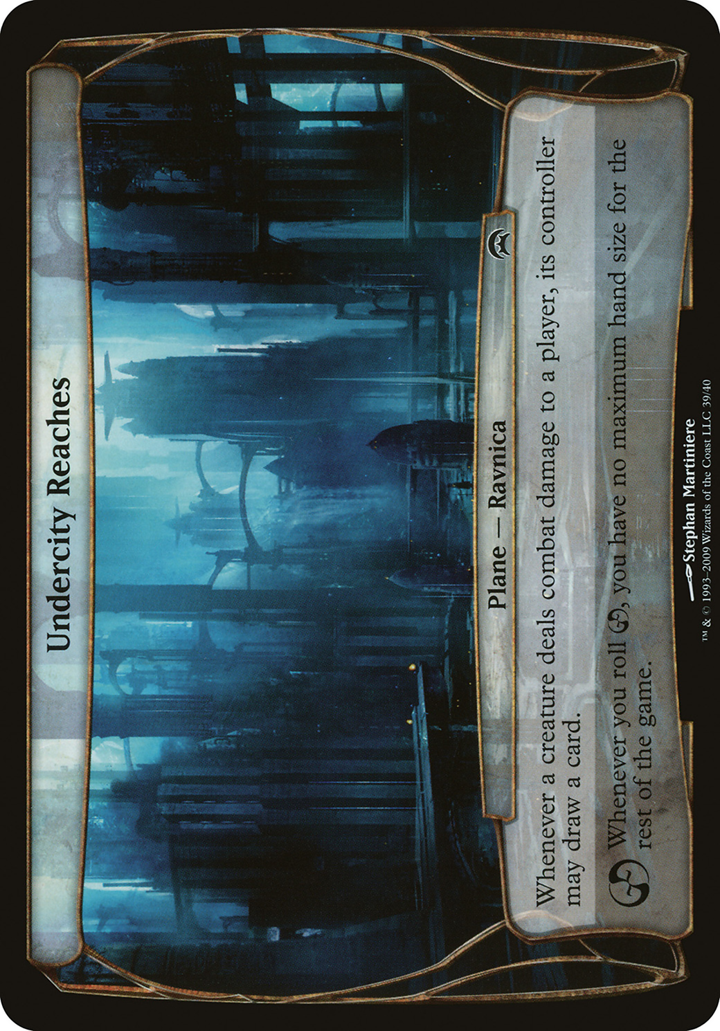 Undercity Reaches (OVER-039) - Planechase Planes