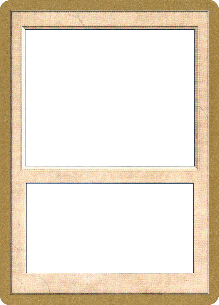Blank Card (WCD-) - World Championship Decks 2002