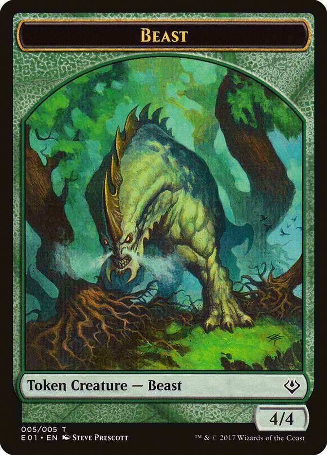 Beast (AC2-5 // 1) - Archenemy: Nicol Bolas Tokens