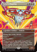 Valor's Flagship (DFT-298) - Aetherdrift (Borderless) Foil