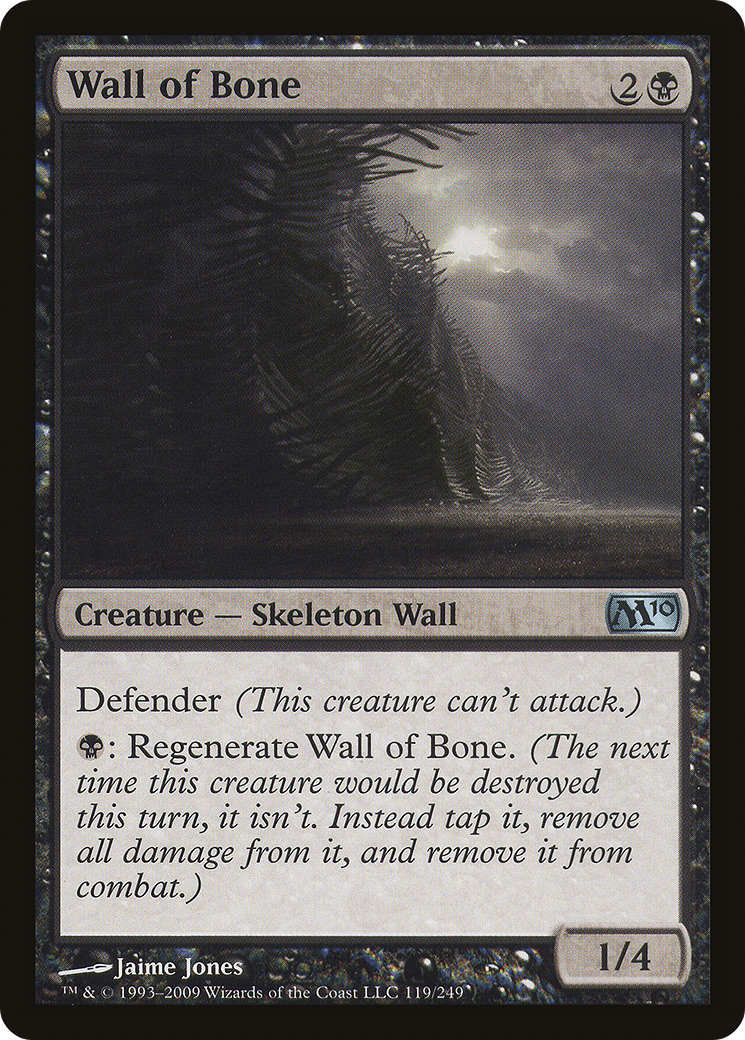 Wall of Bone (M10-119) - Magic 2010