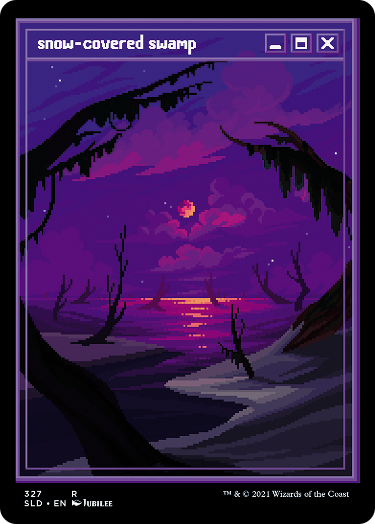 Snow-Covered Swamp (SLD-327) - Secret Lair Drop