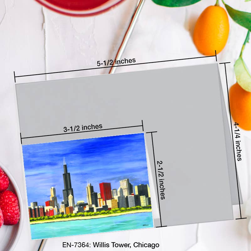 Sears Tower, Chicago, Greeting Card (#7364B)