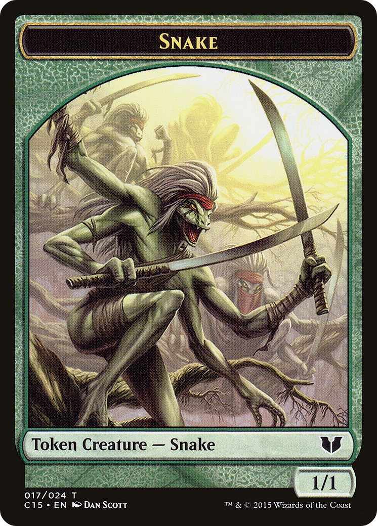 Snake (C15-017) - Commander 2015 Tokens