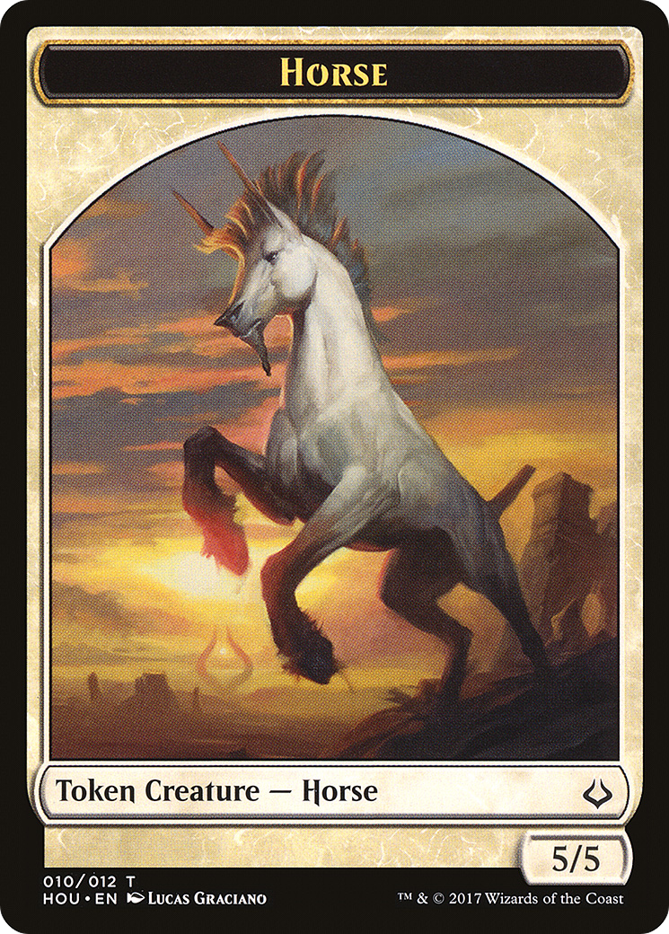 Horse (HOU-010) - Hour of Devastation Tokens