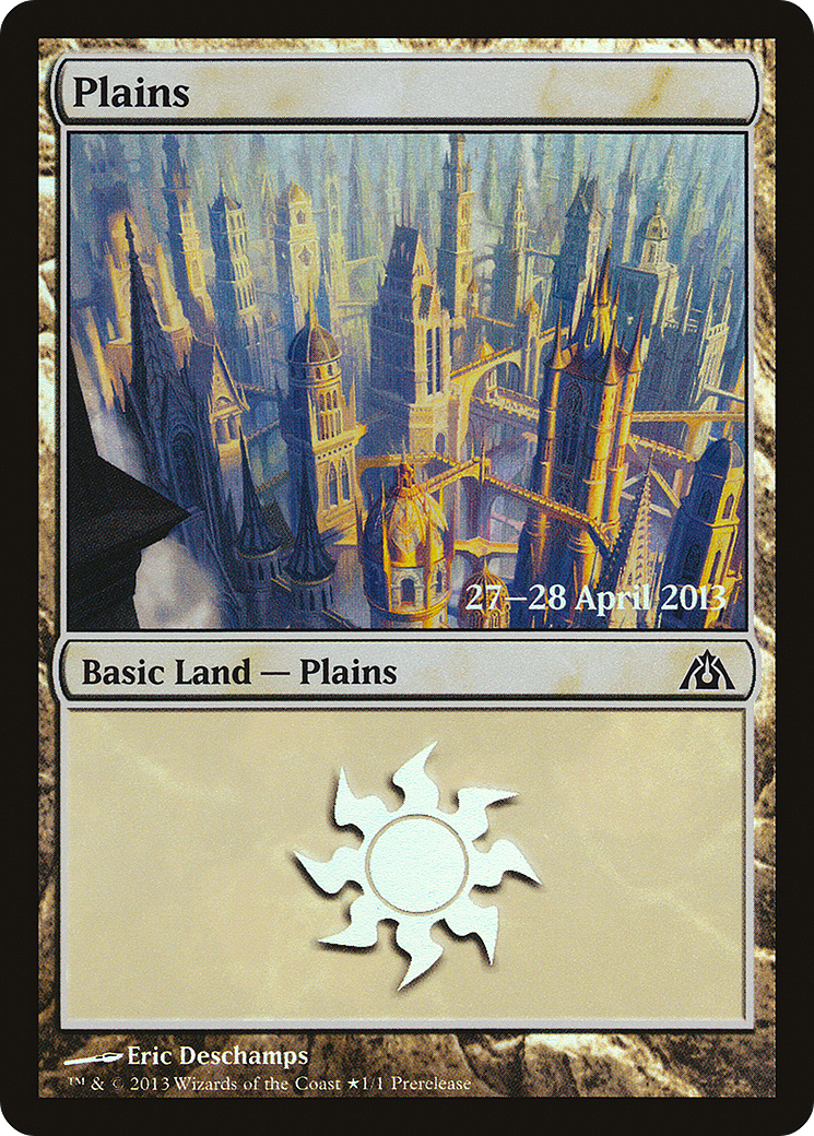 Plains (PRE-157★) - Dragon's Maze Promos Foil