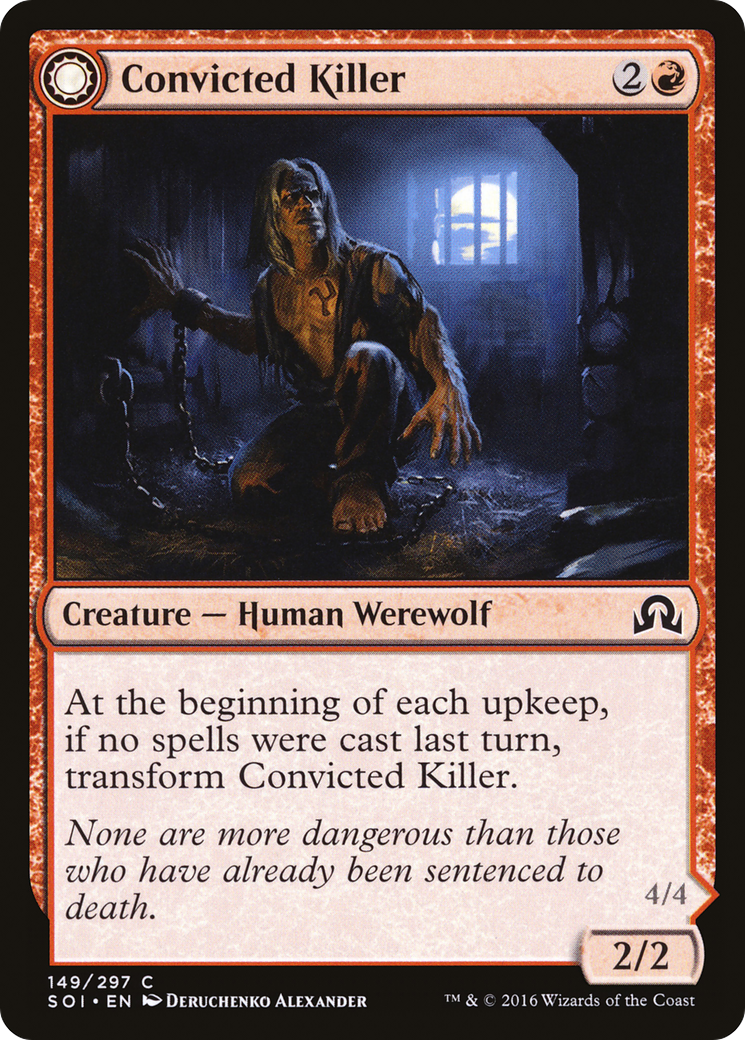Convicted Killer // Branded Howler (SOI-149) - Shadows over Innistrad: (Double Faced Transform) Foil