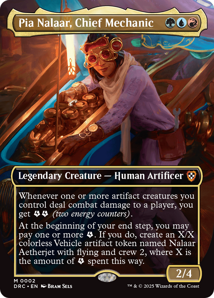 Pia Nalaar, Chief Mechanic (DRC-002) - Commander: Aetherdrift