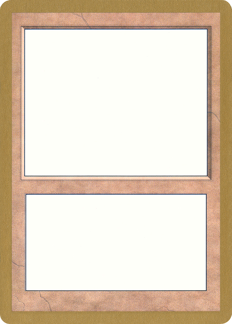 Blank Card (WCD-) - World Championship Decks 1999