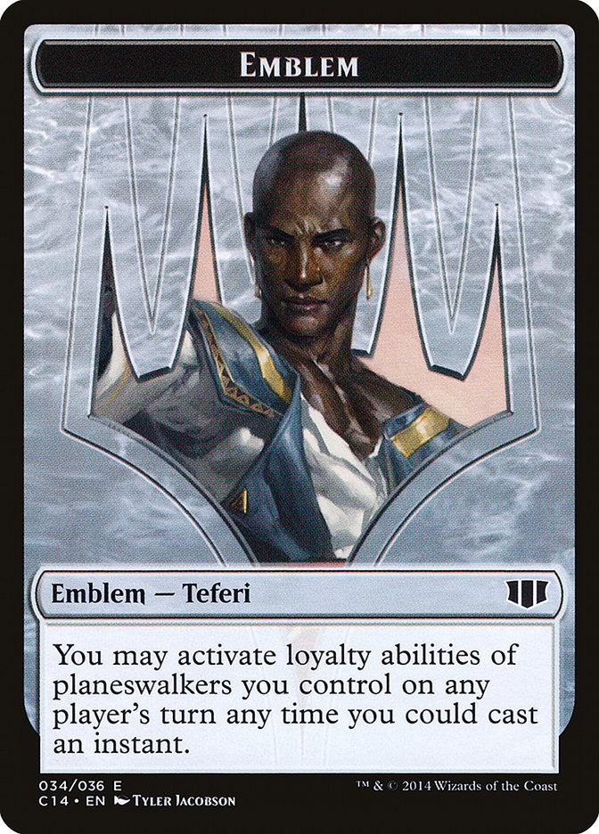Teferi, Temporal Archmage Emblem (C14-034) - Commander 2014 Tokens