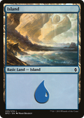 Island (BFZ-255A) - Battle for Zendikar