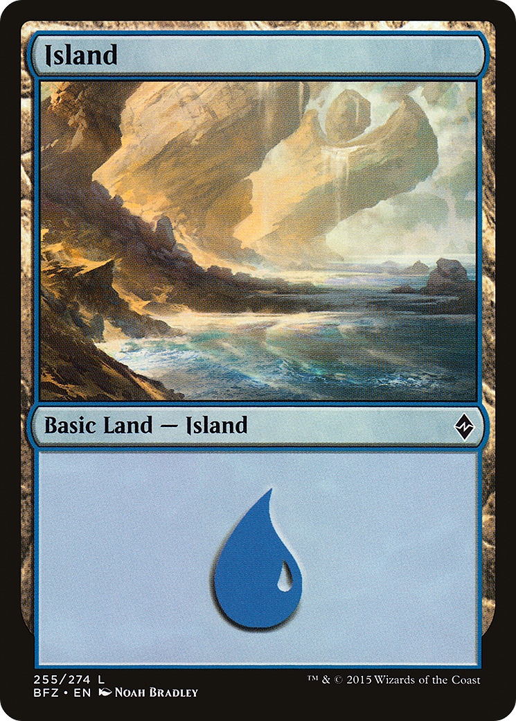 Island (BFZ-255A) - Battle for Zendikar