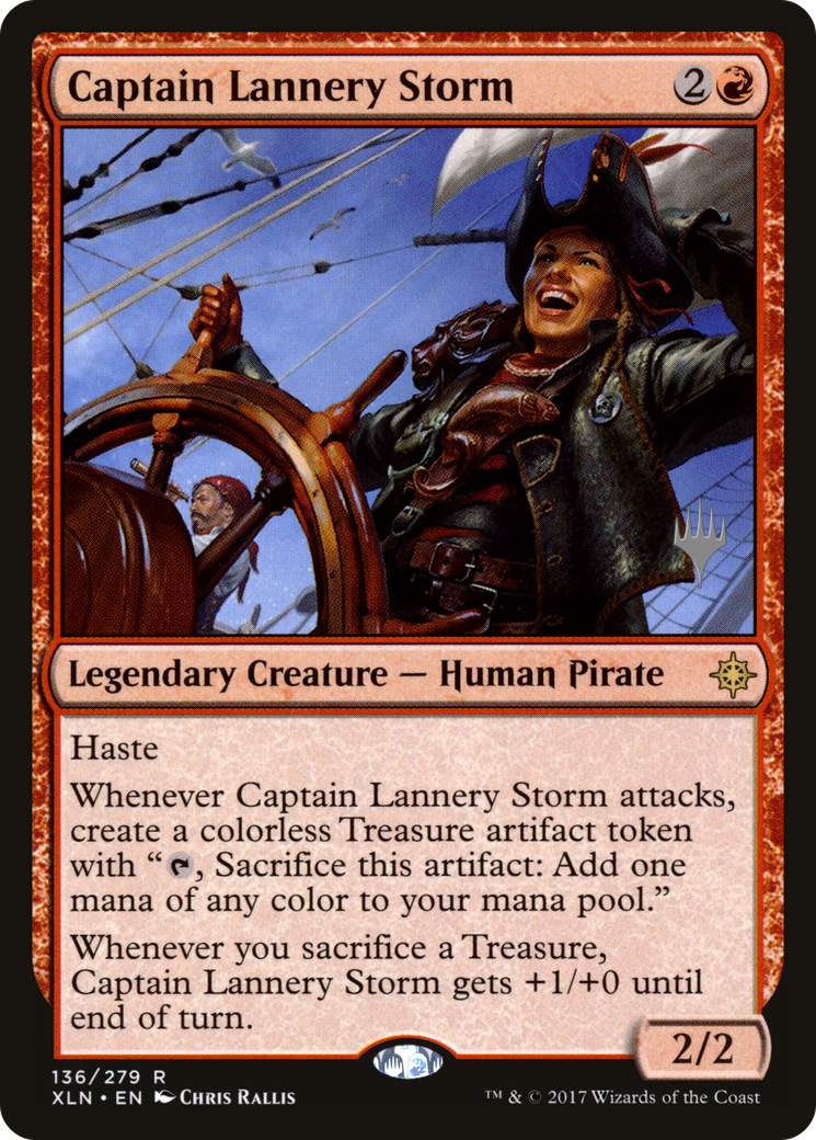 Captain Lannery Storm (PPM20-136P) - Ixalan Promos Foil