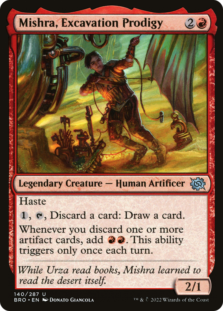 Mishra, Excavation Prodigy (BRO-140) - The Brothers' War