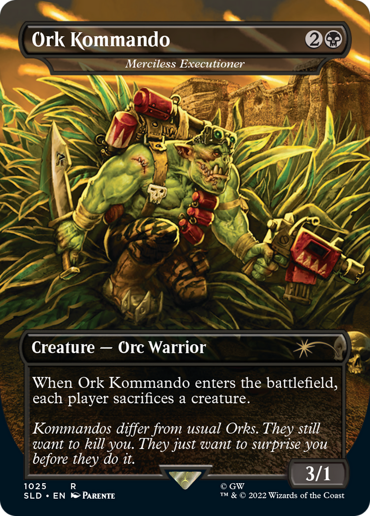 Merciless Executioner (SLD-1025) - Secret Lair Drop / Ork Kommando (Borderless)