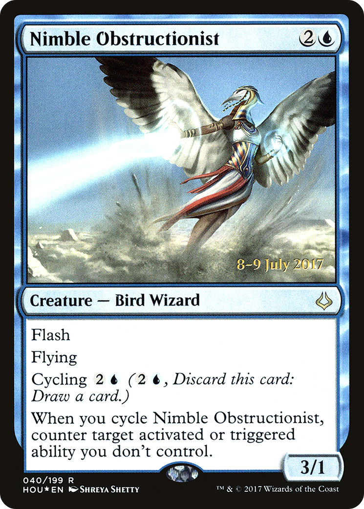 Nimble Obstructionist (PRE-40S) - Hour of Devastation Promos Foil