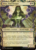 Dina, Soul Steeper (MUL-167) - Multiverse Legends: (Showcase) (Borderless) Foil