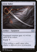 Civic Saber (2X2-300) - Double Masters 2022 Foil
