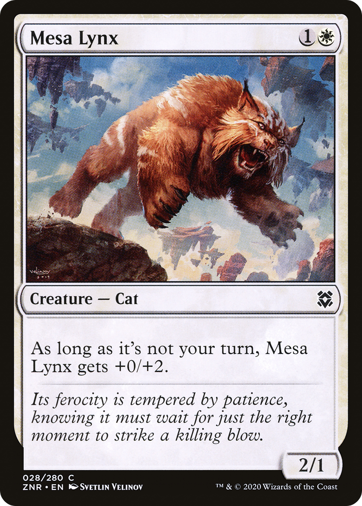 Mesa Lynx (ZNR-028) - Zendikar Rising