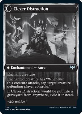 Distracting Geist // Clever Distraction (DBL-276) - Innistrad: Double Feature: (Double Faced Transform)